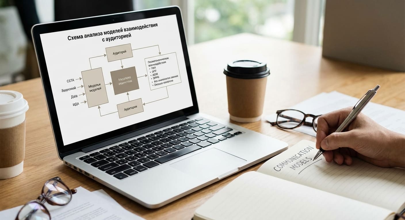 Схема анализа моделей взаимодействия с аудиторией