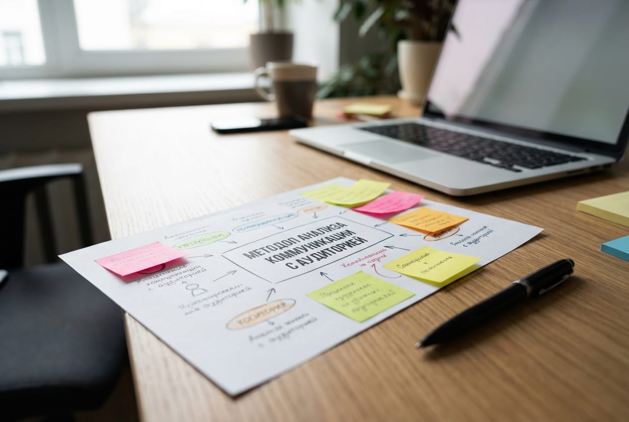 Структура методологии анализа коммуникации с аудиторией