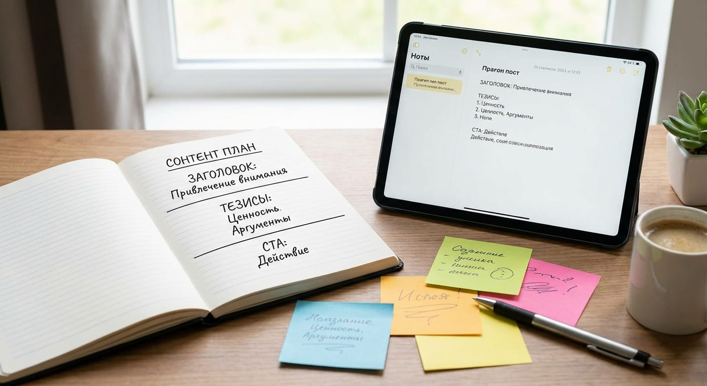 Структура построения эффективных публикаций