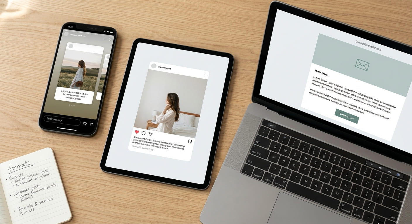 Форматы сообщений для различных каналов коммуникации